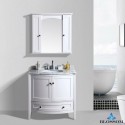 Rome 36" Vanity Set with Mirror and Wall Cabinets