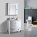 Rome 36" Vanity Set with Mirror and Wall Cabinets