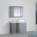 Rome 48" Vanity Set with Mirror and Wall Cabinets