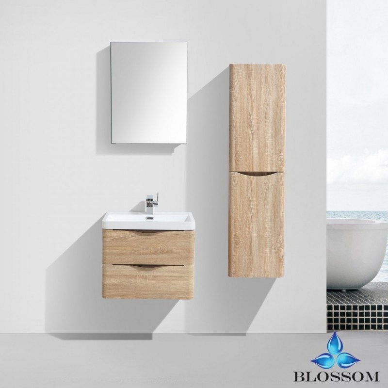 Madrid 24" Vanity Set with Side Cabinet