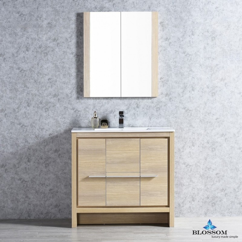 Milan 36" Vanity Set with Medicine Cabinet