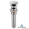 1-1/4" Brass pop up drain with overflow