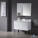 Monaco 36" Right Vanity Set with Chrome Legs