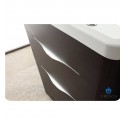 Fresca FVN8525CN Milano 25" Modern Bathroom Vanity with Medicine Cabinet and Faucet in Chestnut