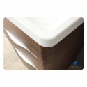 Fresca FVN8525RW Milano 25" Modern Bathroom Vanity with Medicine Cabinet and Faucet in in Rosewood