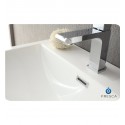 Fresca FVN8532RW Milano 31" Modern Bathroom Vanity with Medicine Cabinet and Faucet in Rosewood