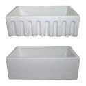 LaToscana LAT-R3018W 29-1/2" Reversible Fireclay Farmhouse Sink
