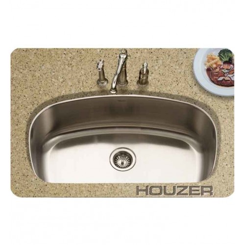 Houzer MB-3300-1 Undermount Single Basin Kitchen Sink