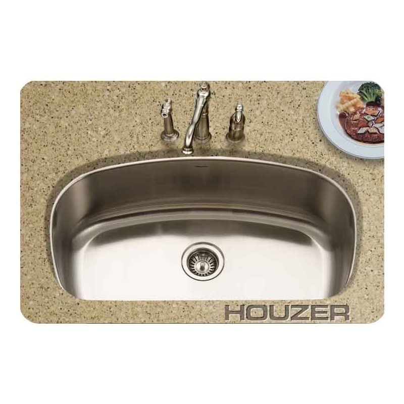 Houzer MB-3300-1 Undermount Single Basin Kitchen Sink