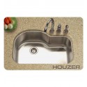 Houzer MH-3200-1 32 inch Undermount Single Oblong Basin Kitchen Sink