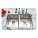 Houzer NOD-4200 Undermount Double Basin Kitchen Sink