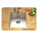 Houzer CTR-1700 Undermount Square Single Basin Bar Sink
