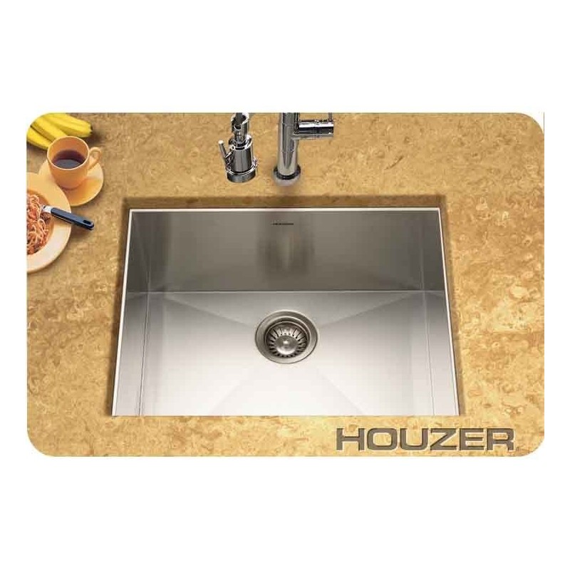 Houzer CTS-2300 Undermount Rectangular Single Basin Bar Sink