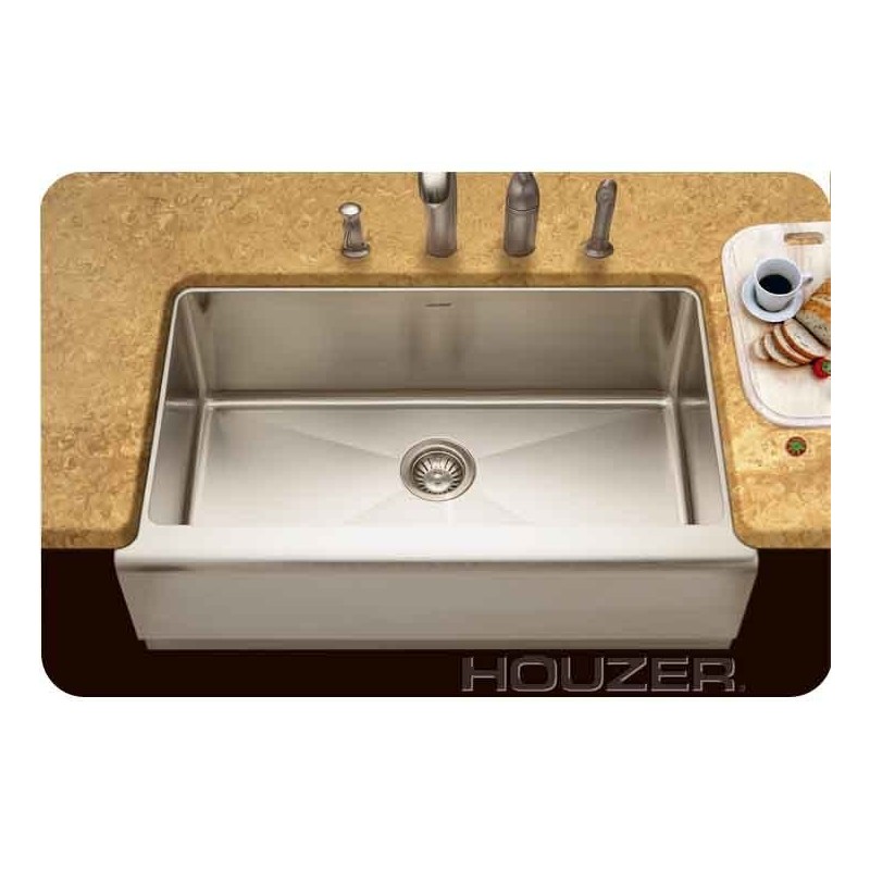 Houzer EPG-3300 Farm House Undermount Single Basin Kitchen Sink