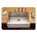 Houzer EPS-3000 Farm House Undermount Single Basin Kitchen Sink