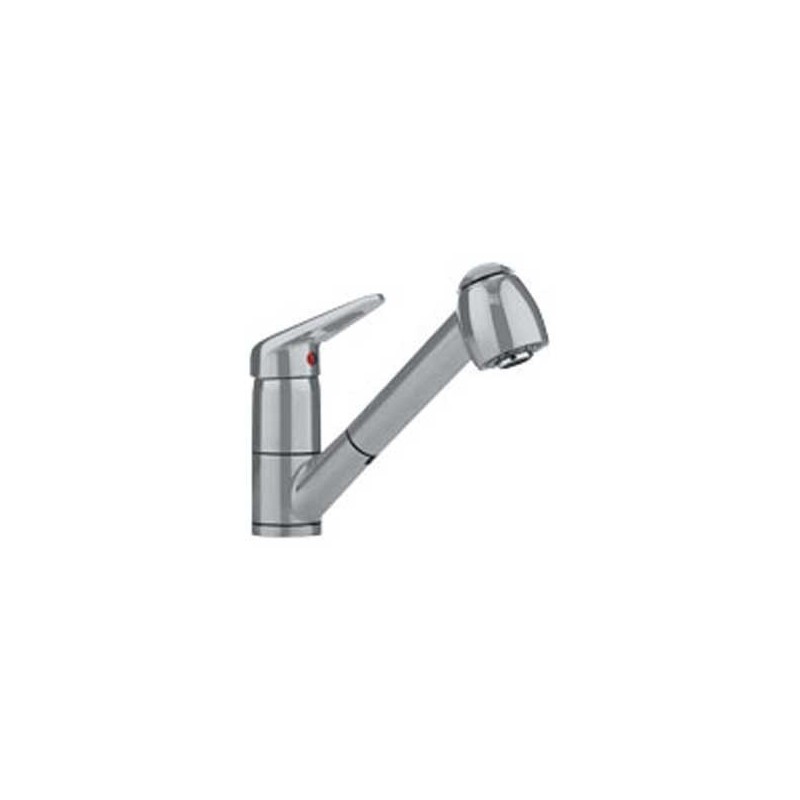 Franke FF2280 Satin Nickel Pullout Spray Kitchen Faucet