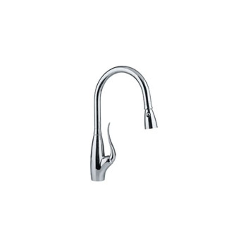 Franke FF2400R Pullout Spray High Arch Kitchen Faucet