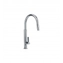 Franke FF2700 Polished Chrome Pullout Spray High Arch Kitchen Faucet