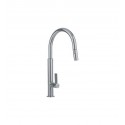 Franke FF2780 Satin Nickel Pullout Spray High Arch Kitchen Faucet