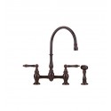 Franke FF6060a Bridge High Arch Kitchen Faucet with Side Spray