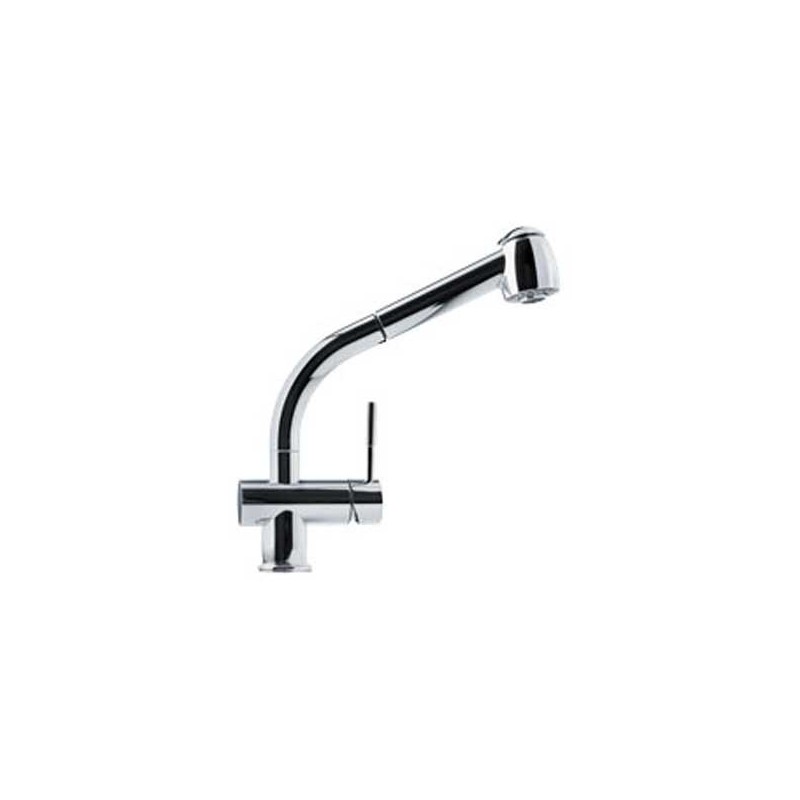 Franke FFPS700 Chrome Pullout Spray Kitchen Faucet with Dual Spray