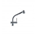 Franke FFPS780 Satin Nickel Pullout Spray Kitchen Faucet with Dual Spray
