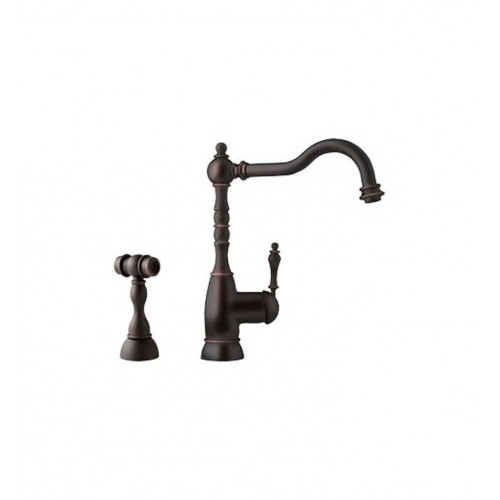 Franke FHF160 Old World Bronze Farm House Kitchen Faucet with Side Spray