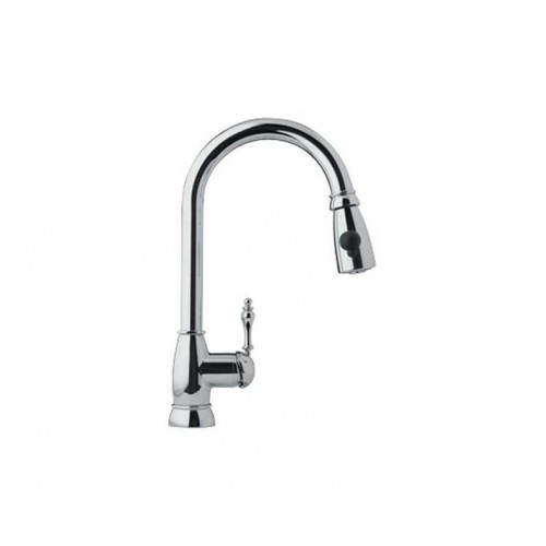 Franke FHPD100 Chrome Farm House Kitchen Faucet with Side Spray