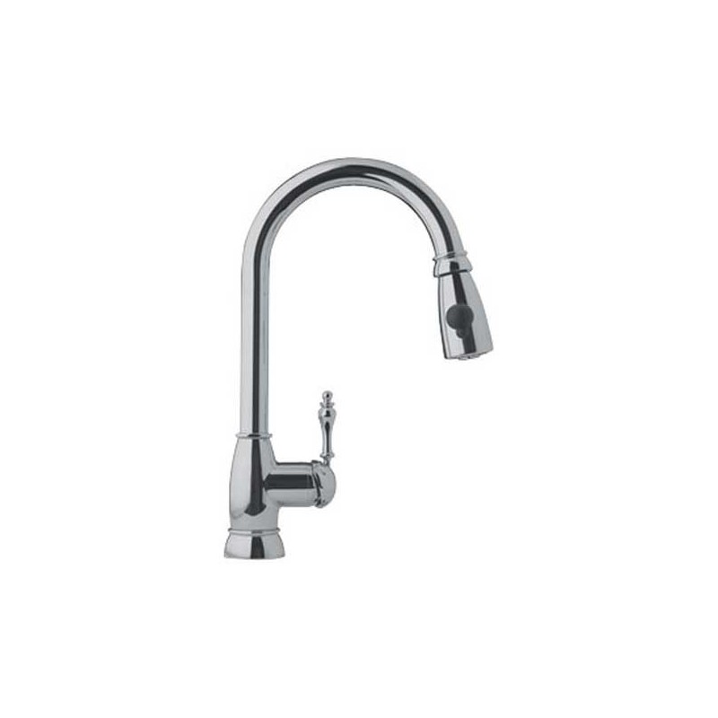 Franke FHPD180 Satin Nickel Farm House Kitchen Faucet with Side Spray
