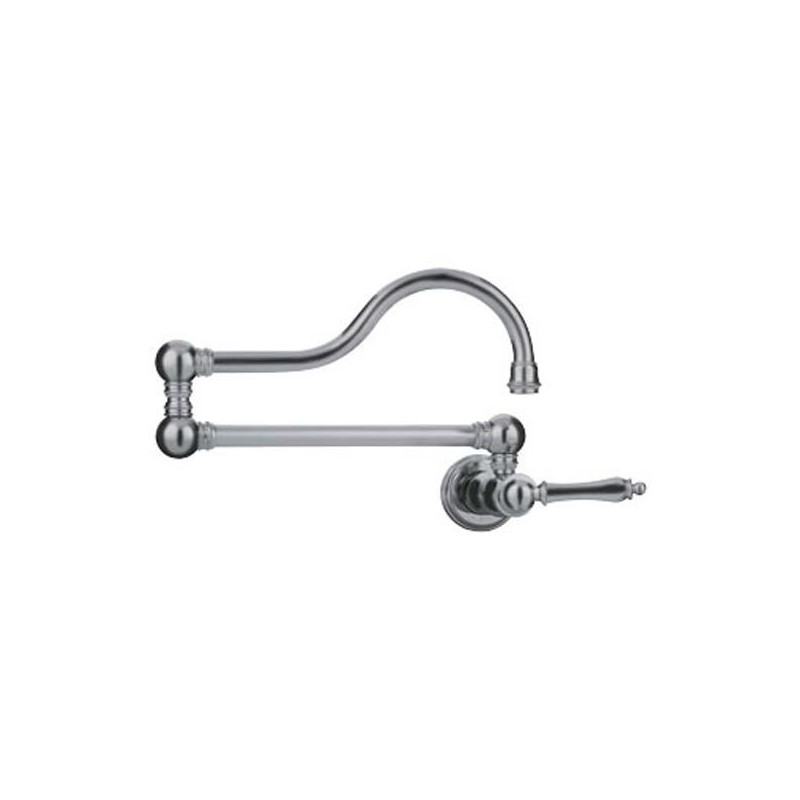 Franke PF7080a Satin Nickel Wall Mounted Pot Filler Faucet