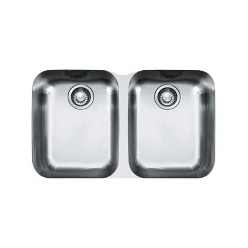 Franke ARX12031 Artisan Double Basin Undermount Stainless Steel Kitchen Sink