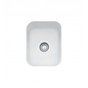 Franke CCK110-13MW Matte White Cisterna Single Basin Undermount Fireclay Bar Sink