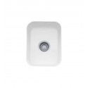 Franke CCK110-13WH White Cisterna Single Basin Undermount Fireclay Bar Sink