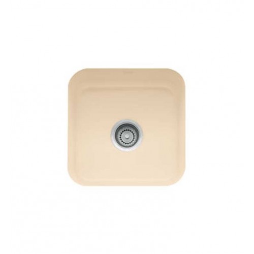 Franke CCK110-15BT Biscuit Single Basin Undermount Fireclay Bar Sink