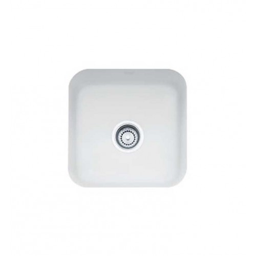 Franke CCK110-15MW Matte White Single Basin Undermount Fireclay Bar Sink