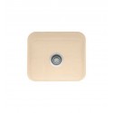 Franke CCK110-19BT Biscuit Single Basin Undermount Fireclay Bar Sink
