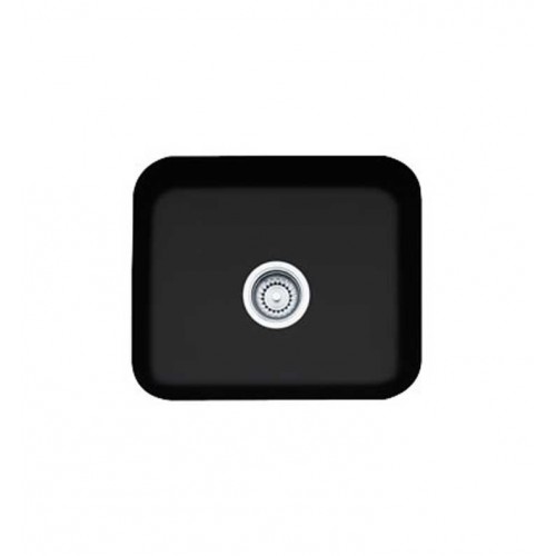 Franke CCK110-19MB Matte Black Single Basin Undermount Fireclay Bar Sink