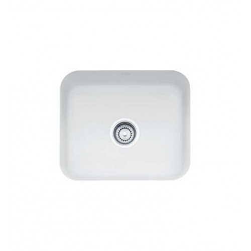 Franke CCK110-19MW Matte White Single Basin Undermount Fireclay Bar Sink