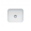 Franke CCK110-19MW Matte White Single Basin Undermount Fireclay Bar Sink