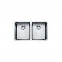 Franke KBX12030 Kubus Double Basin Undermount Stainless Steel Kitchen Sink