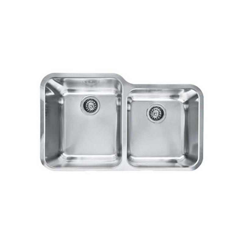 Franke LAX16036 Largo Double Basin Undermount Stainless Steel Kitchen Sink