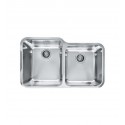 Franke LAX16036 Largo Double Basin Undermount Stainless Steel Kitchen Sink