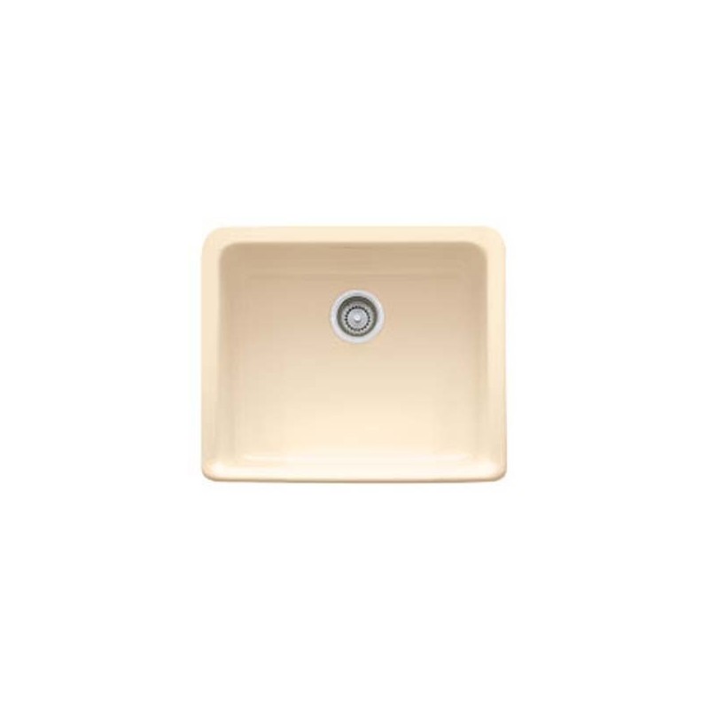 Franke MHK110-20BT Biscuit Manor House Single Basin Farmhouse Fireclay Kitchen Sink