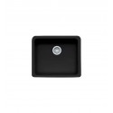 Franke MHK110-20MB Matte Black Manor House Single Basin Farmhouse Fireclay Kitchen Sink