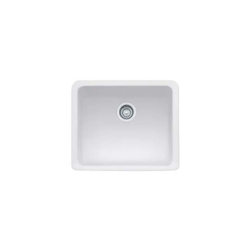 Franke MHK110-20MW Matte White Manor House Single Basin Farmhouse Fireclay Kitchen Sink