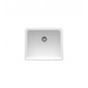 Franke MHK110-20WH White Manor House Single Basin Farmhouse Fireclay Kitchen Sink