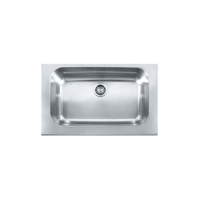 Franke MHX-OXX110 Manor House Single Basin Drop In Stainless Steel Kitchen Sink