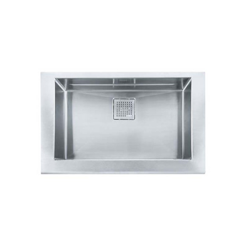 Franke MHX-PKX11028 Manor House Single Basin Drop In Stainless Steel Kitchen Sink