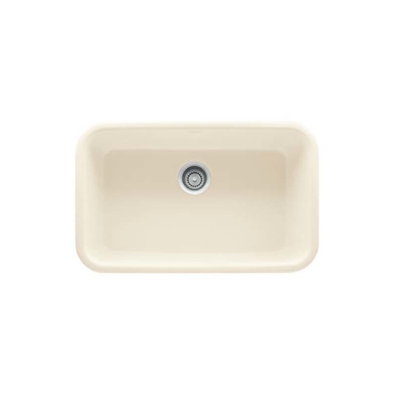 Franke OAK110LN Linen Oceania Single Basin Undermount Fireclay Kitchen Sink