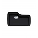Franke ORK110MB Orca Single Basin Undermount Fireclay Kitchen Sink in Matte Black
